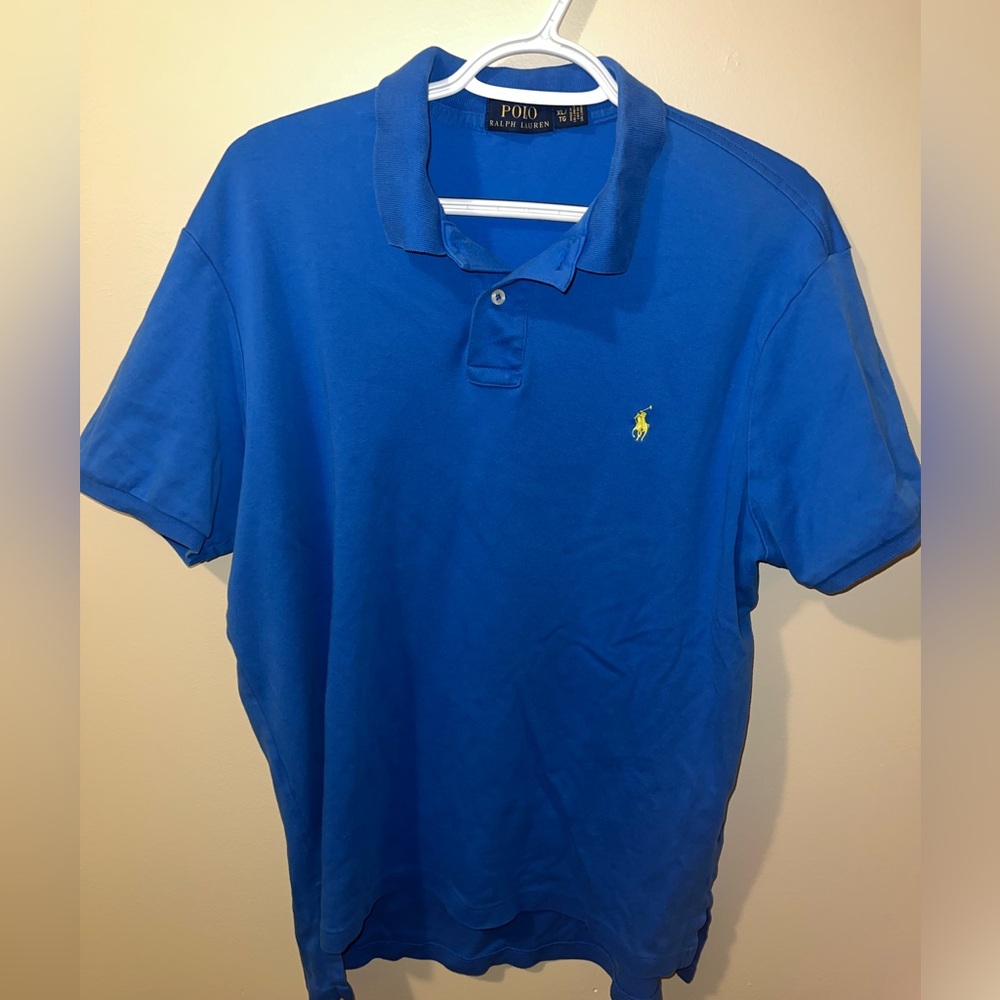 Ralph Lauren Performance Jersey Blue XL polo